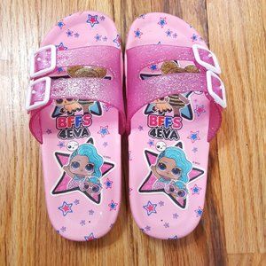 LOL DOLLS Size 13 - 1 Pink Slide Sandals